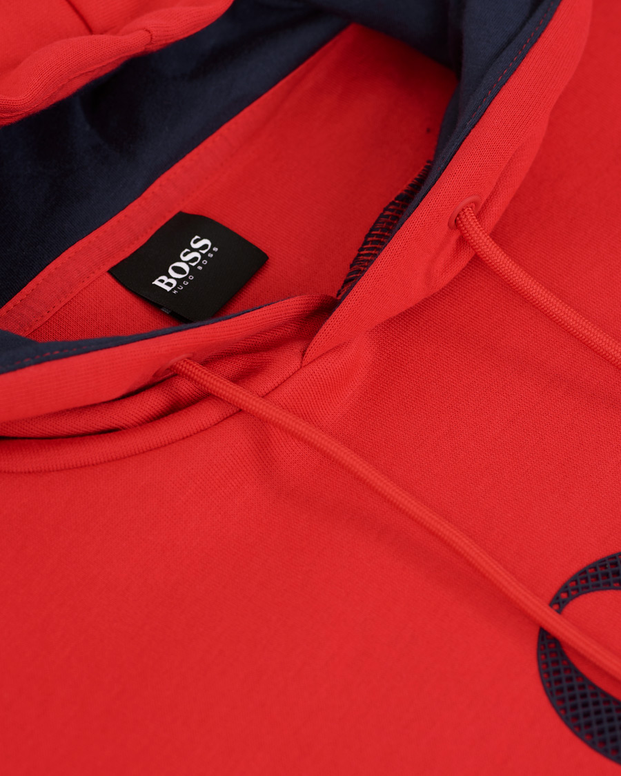 Herre | Trøjer | BOSS GREEN | BOSS Athleisure Soody Hoodie Bright Red