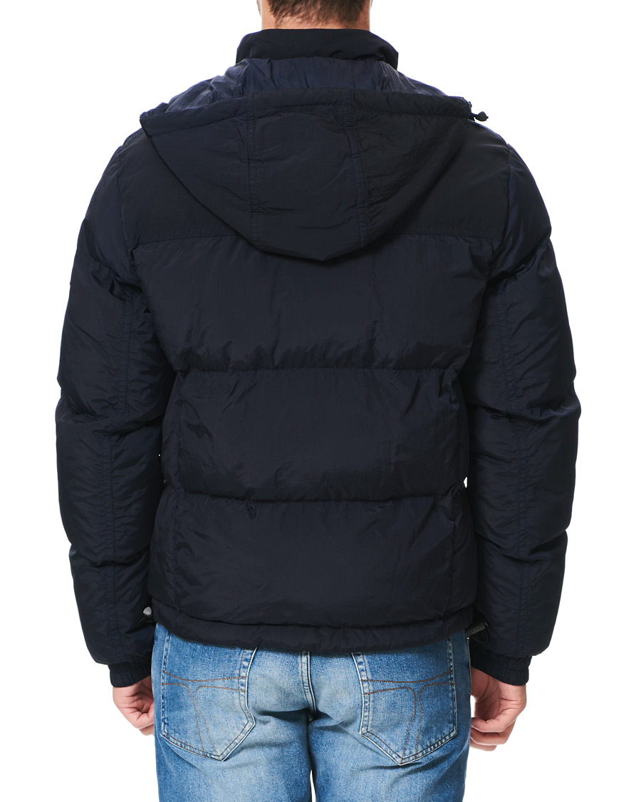 Herre | Jakker | BOSS ORANGE | BOSS Casual Olooh Down Hooded Jacket Dark Blue