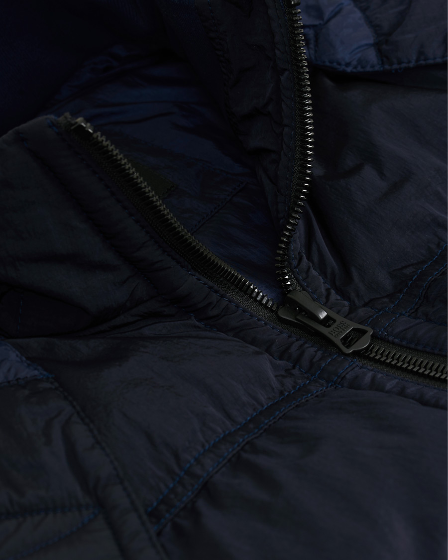 Herre | Jakker | BOSS ORANGE | BOSS Casual Olooh Down Hooded Jacket Dark Blue