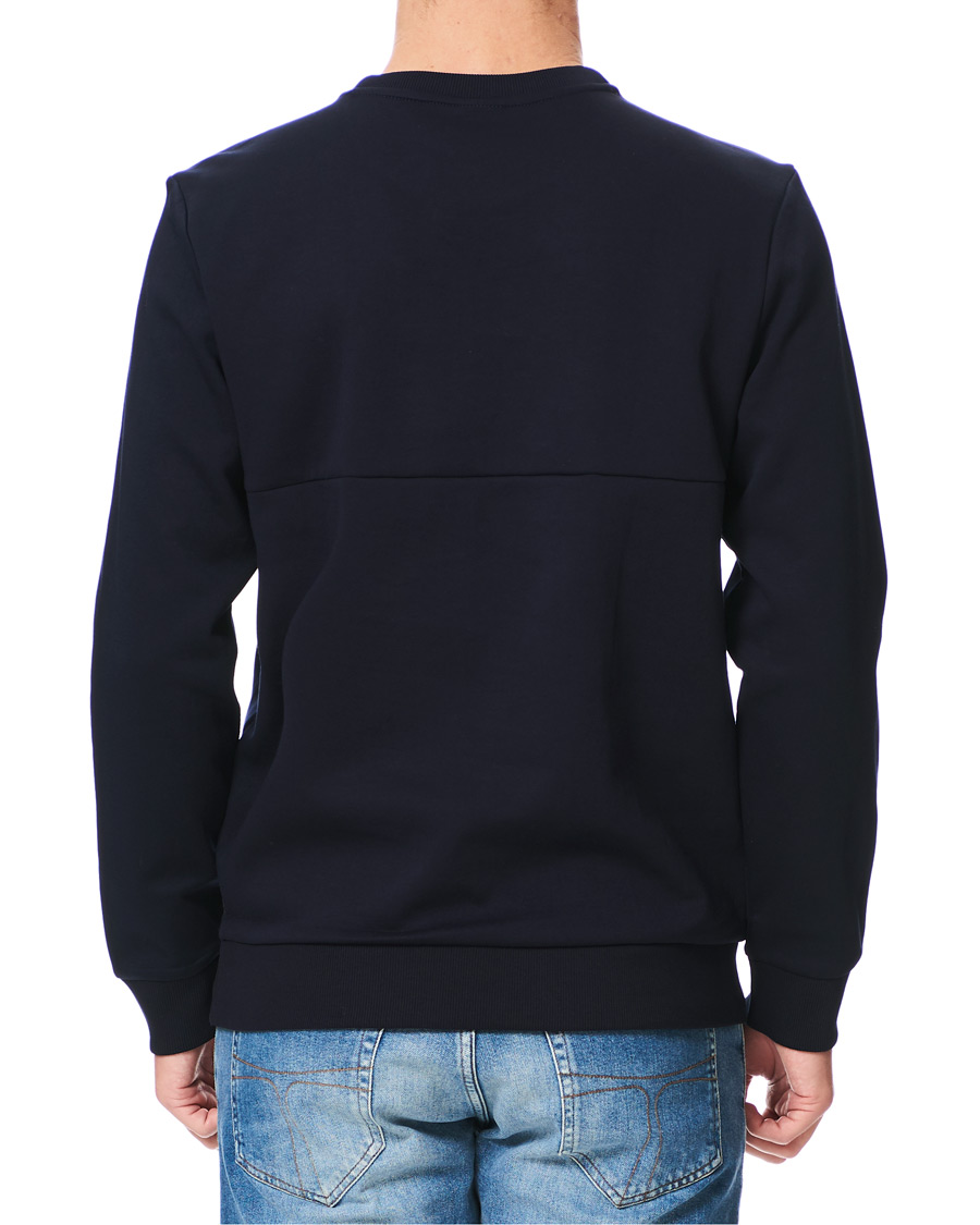 Herre | Trøjer | BOSS GREEN | BOSS Athleisure Salbo Crew Neck Sweater Navy/Gold