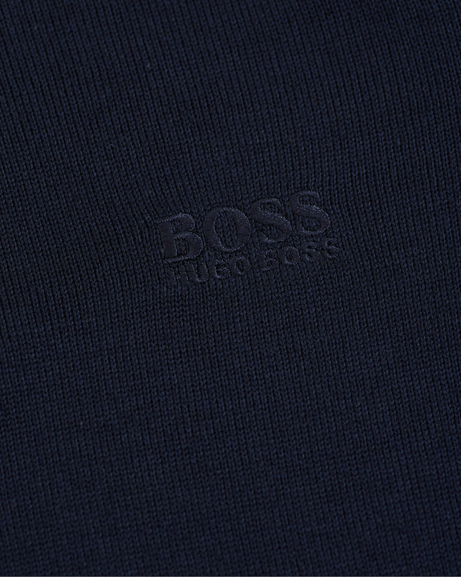 Herre | Trøjer | BOSS BLACK | BOSS Bono Knitted Polo Dark Blue