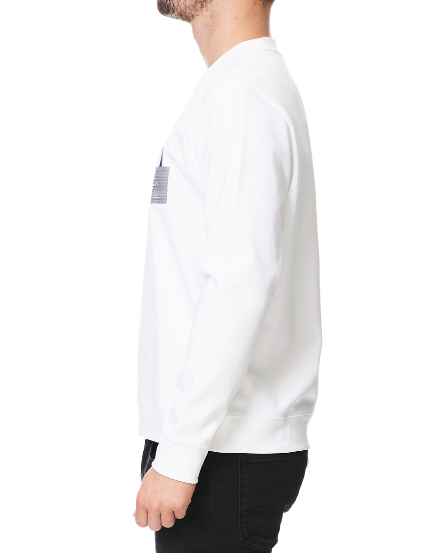 Herre | Trøjer | HUGO | Dicago Logo Crew Neck Sweatshirt White