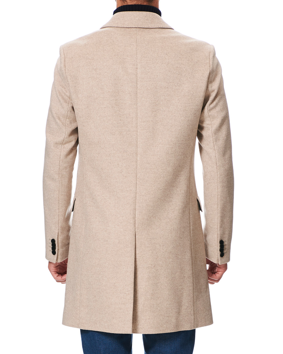 Herre | Jakker | HUGO | Migor Wool Coat Light Beige
