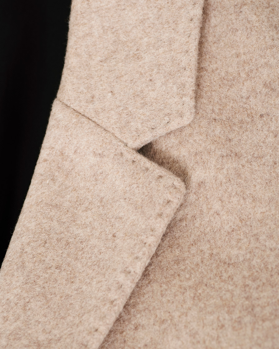 Herre | Jakker | HUGO | Migor Wool Coat Light Beige