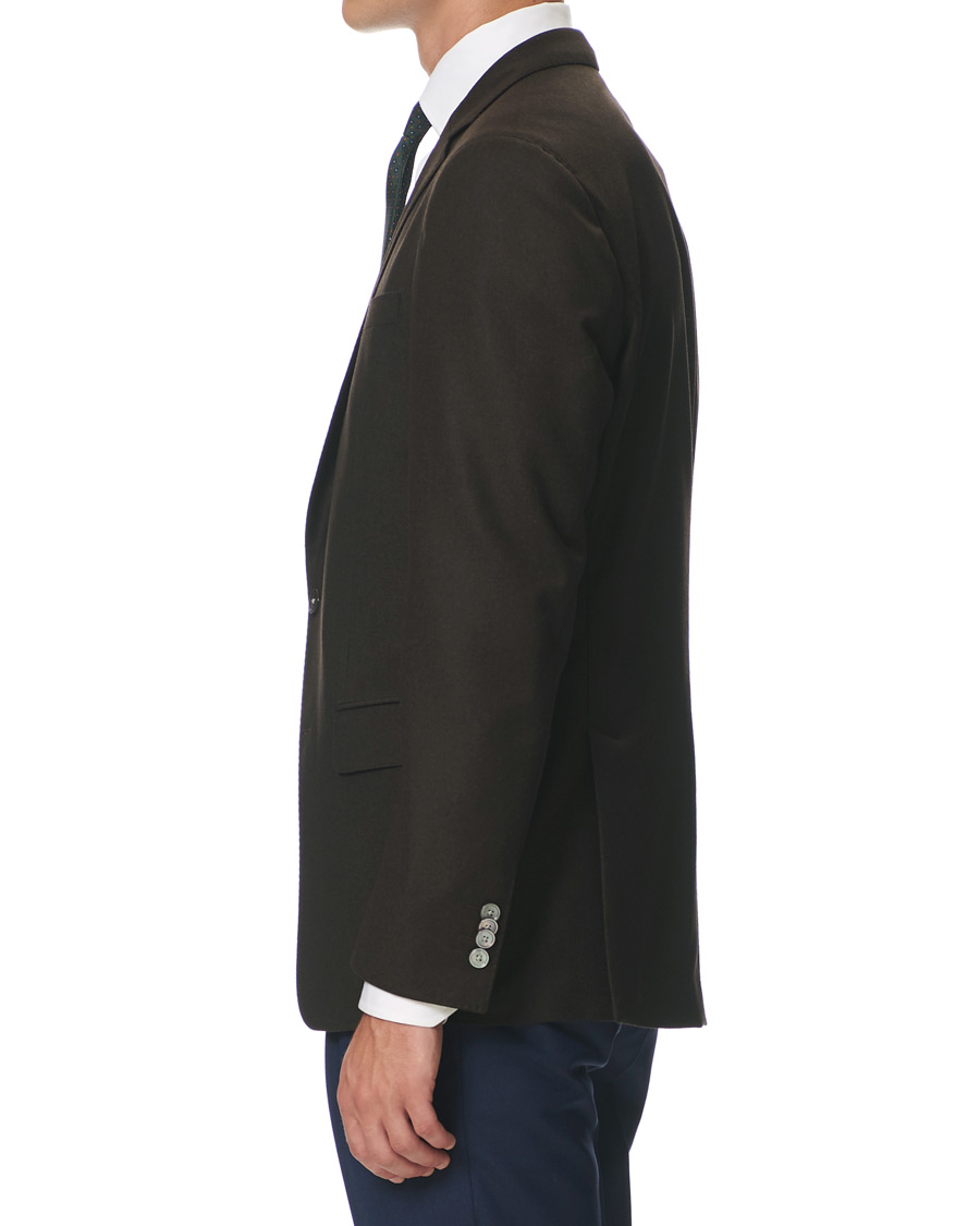 Herre | Blazere & jakker | BOSS BLACK | BOSS Hartley Flannel Blazer Dark Brown
