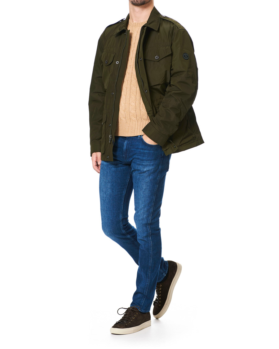 Herre | Jeans | BOSS BLACK | BOSS Delaware Slim Fit Stretch Jeans Medium Blue