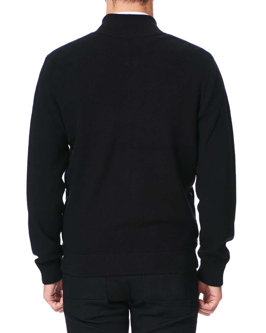 Herre | Trøjer | BOSS BLACK | BOSS Porsche Capsule Mandor Hybrid Full Zip Black