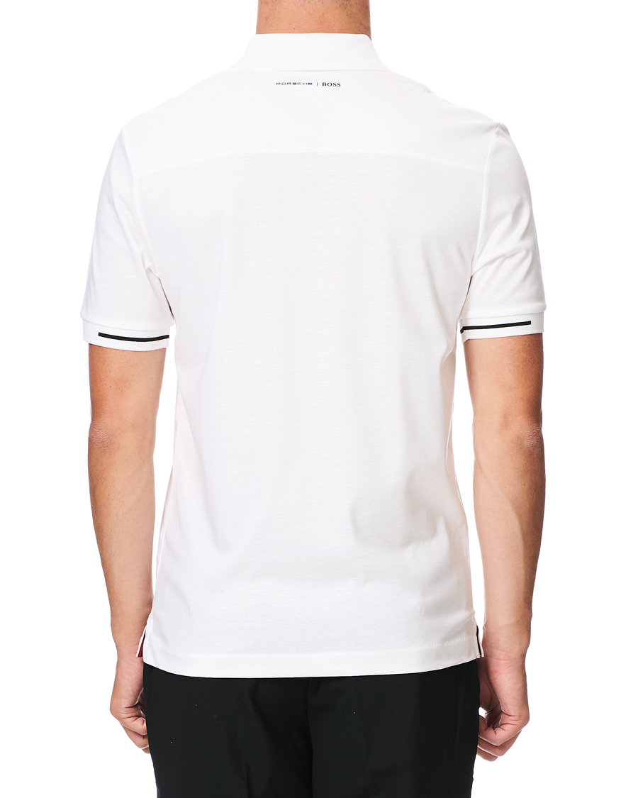 Herre | Polotrøjer | BOSS BLACK | BOSS Porsche Capsule Phillipson Polo White