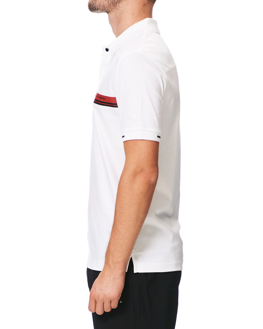 Herre | Polotrøjer | BOSS BLACK | BOSS Porsche Capsule Phillipson Polo White