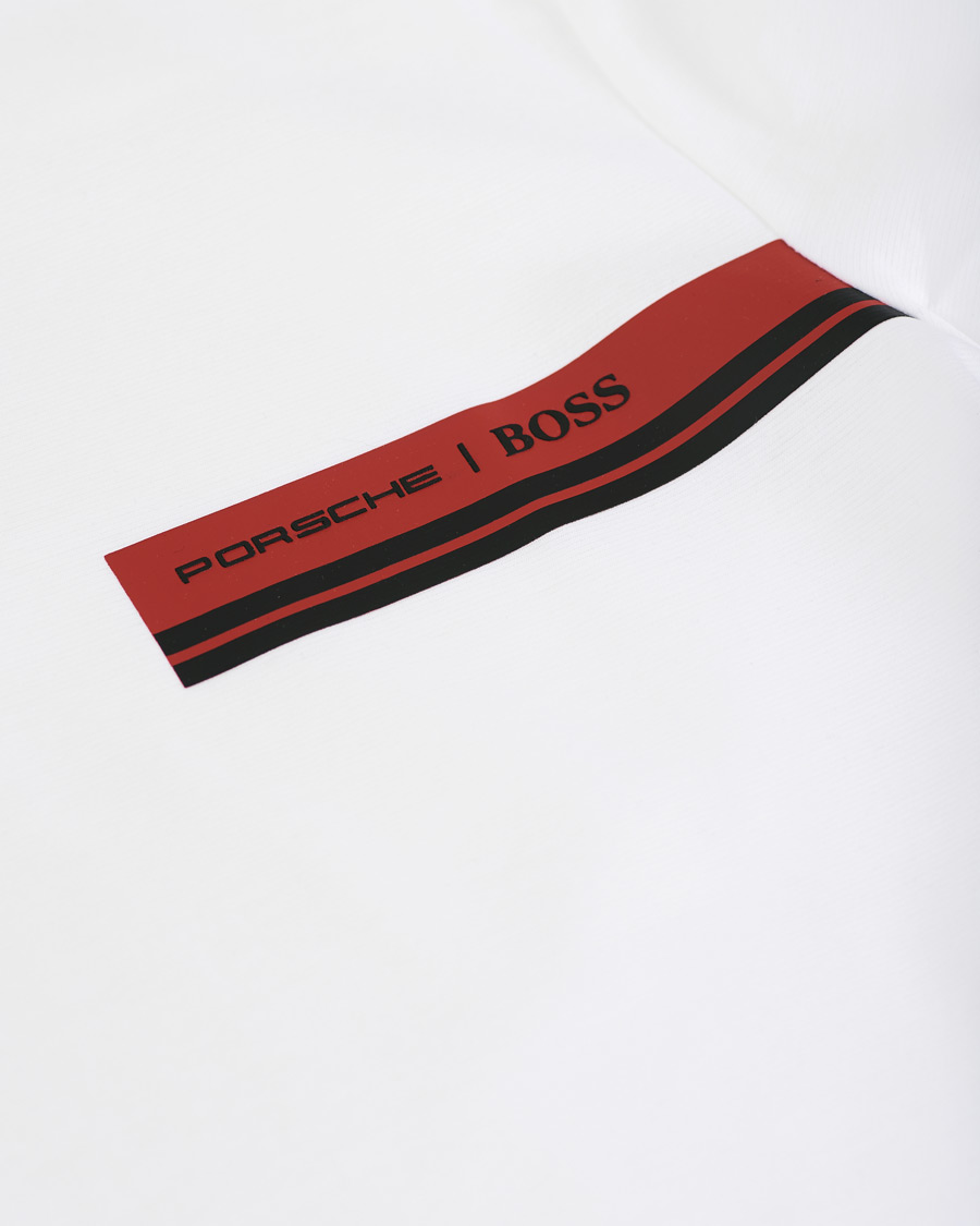 Herre | Polotrøjer | BOSS BLACK | BOSS Porsche Capsule Phillipson Polo White