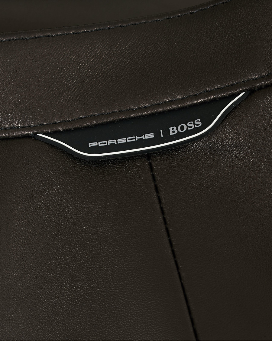 Herre | Jakker | BOSS BLACK | BOSS Porsche Capsule Noptem Leather Jacket Black