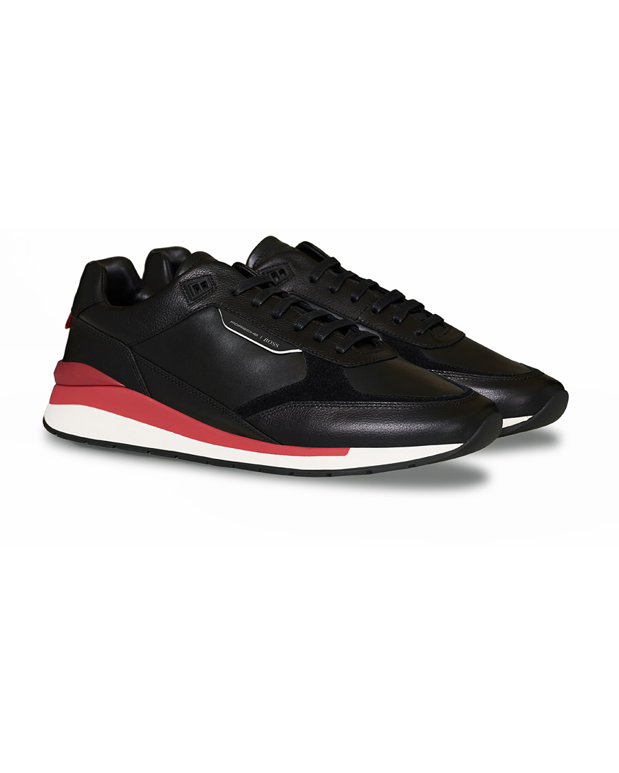 Herre | BOSS Porsche Capsule Element Sneaker Black | BOSS BLACK | BOSS Porsche Capsule Element Sneaker Black