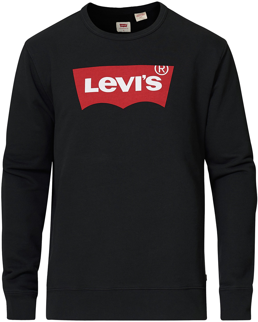 Herre | Trøjer | Levi's | Batwing Crew Neck Sweatshirt Jet Black