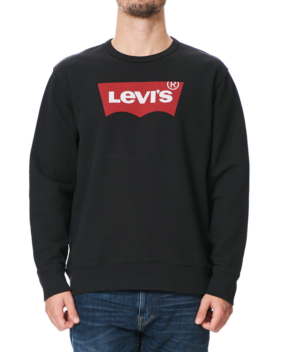 Herre | Trøjer | Levi's | Batwing Crew Neck Sweatshirt Jet Black