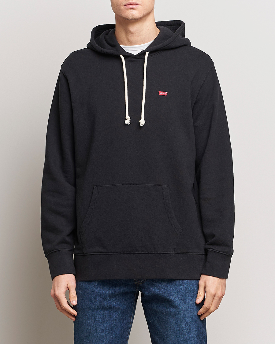 Normal hule Rust Levi's Original Hoodie Mineral Black - CareOfCarl.dk