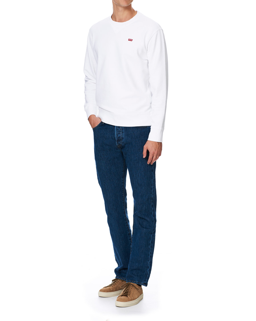 Herre | Trøjer | Levi's | Original Crew Neck Sweatshirt White