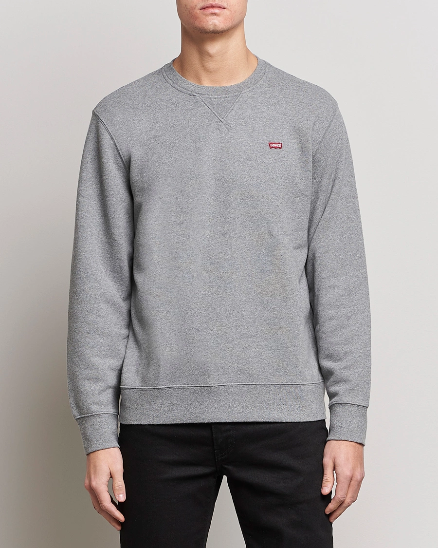 Herre | Grå sweatshirts | Levi's | Original Crew Neck Sweatshirt Chisel Grey Heather