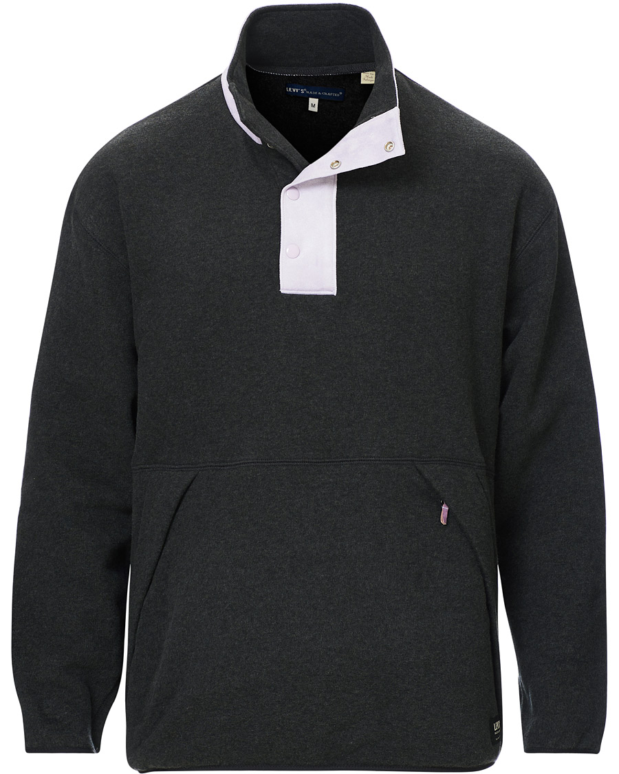 Herre | Trøjer | Levi's Made & Crafted | Alpine Mock Fleece Stretch Limo