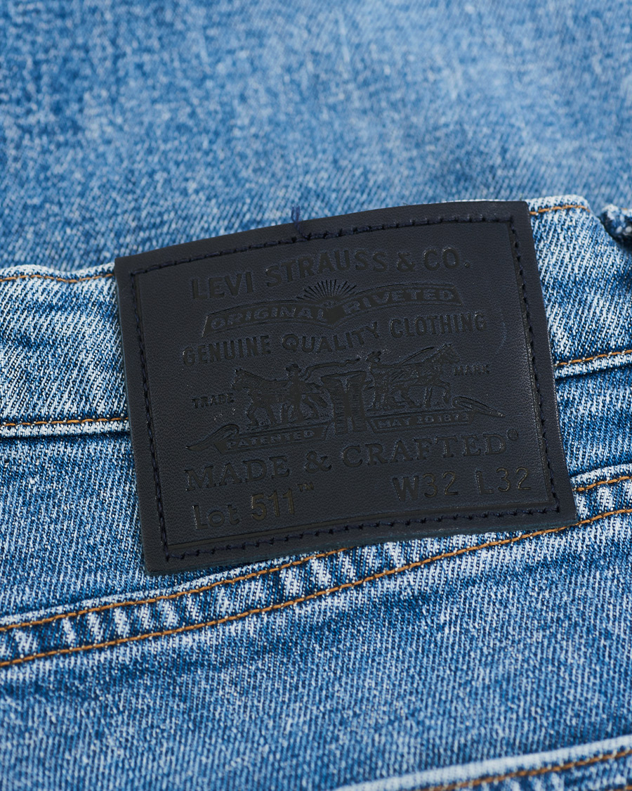 Herre | Jeans | Levi's Made & Crafted | 511 Slim Fit Stretch Jeans Alpine Blue