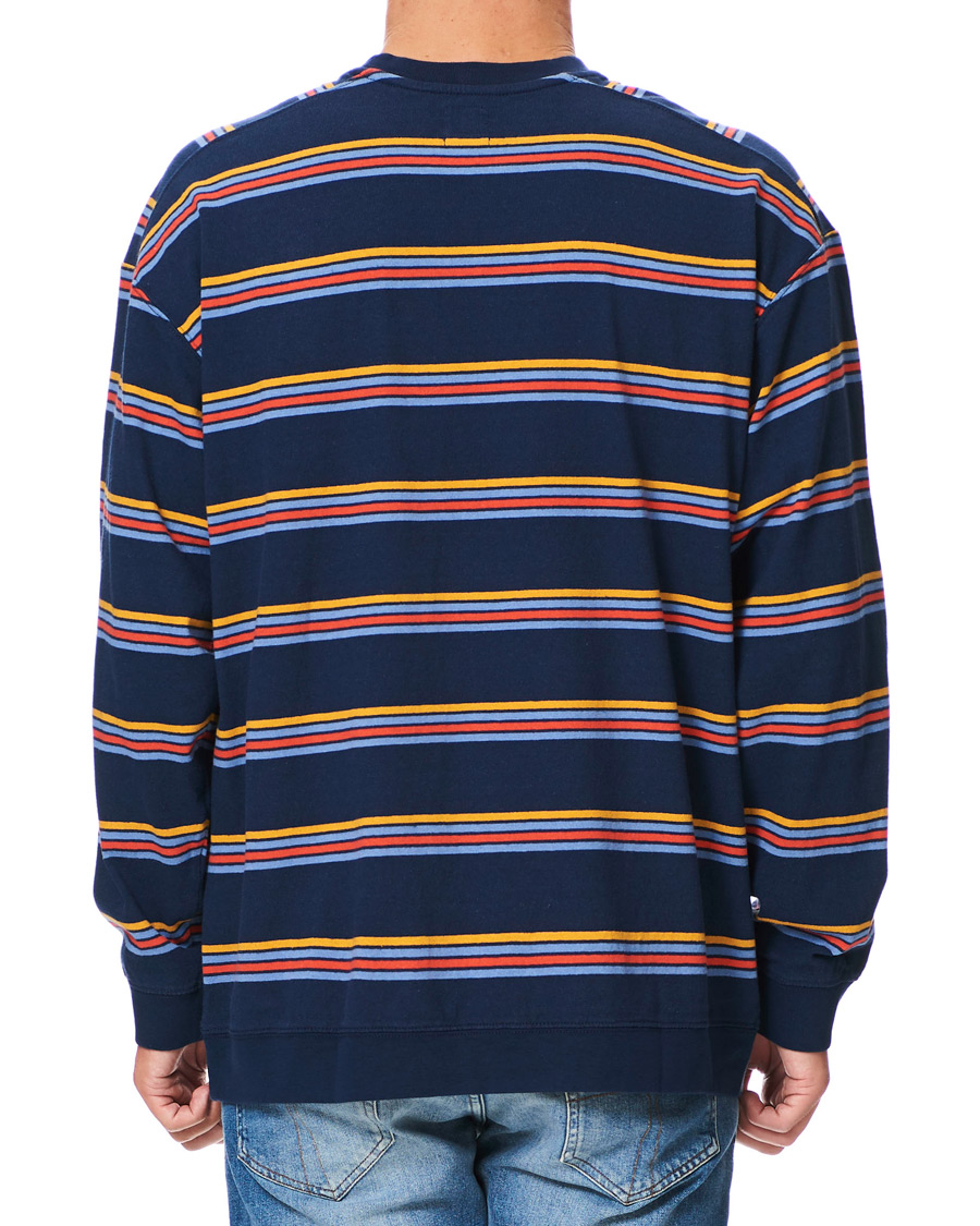 Herre | Trøjer | Levi's | Oversized Stripe Crew Neck Sweatshirt Dress Blues