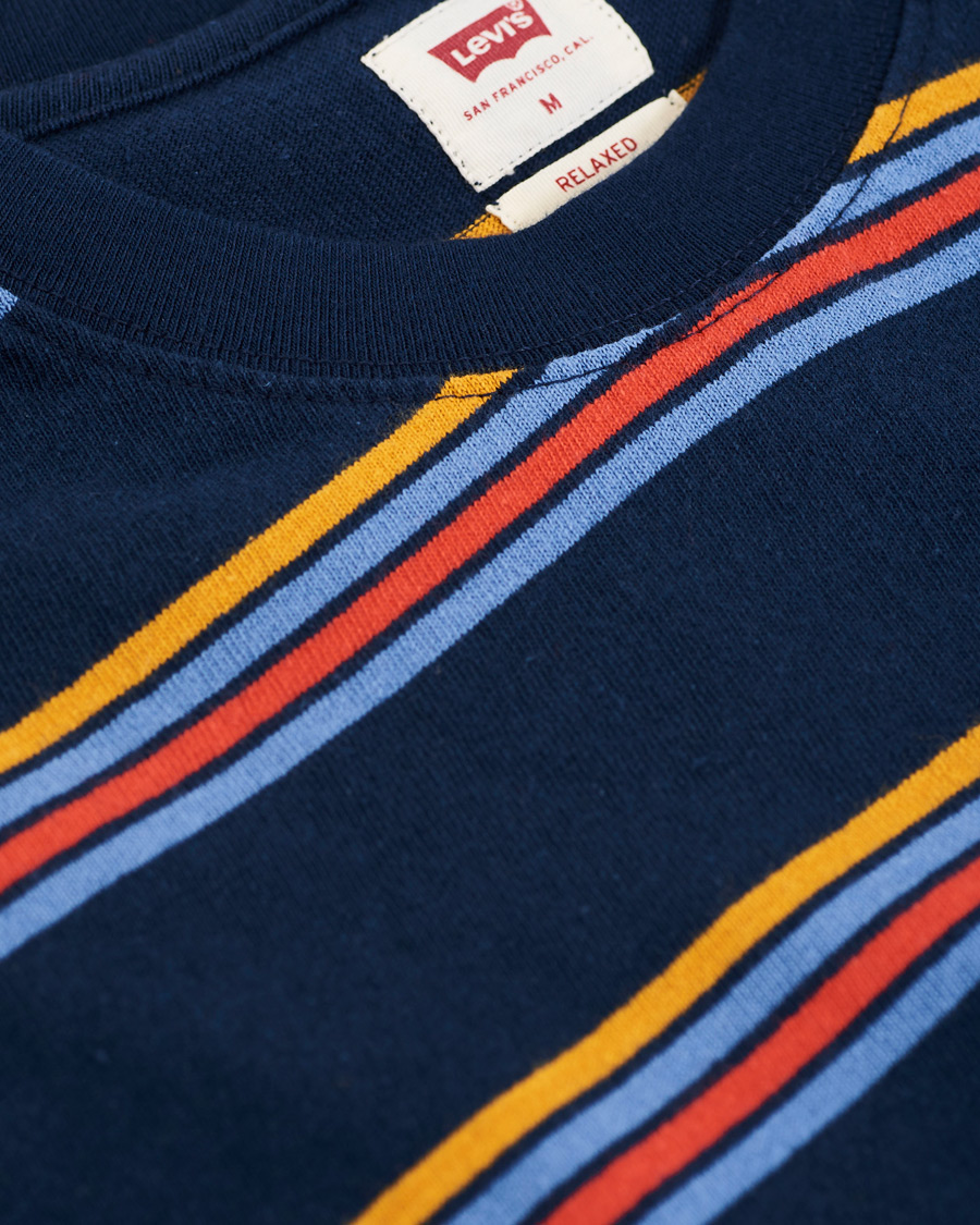 Herre | Trøjer | Levi's | Oversized Stripe Crew Neck Sweatshirt Dress Blues