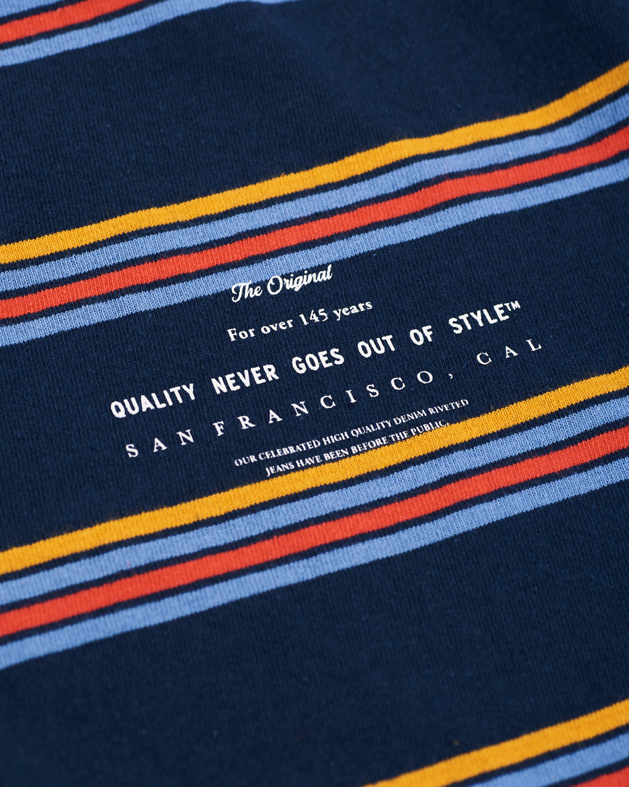 Herre | Trøjer | Levi's | Oversized Stripe Crew Neck Sweatshirt Dress Blues