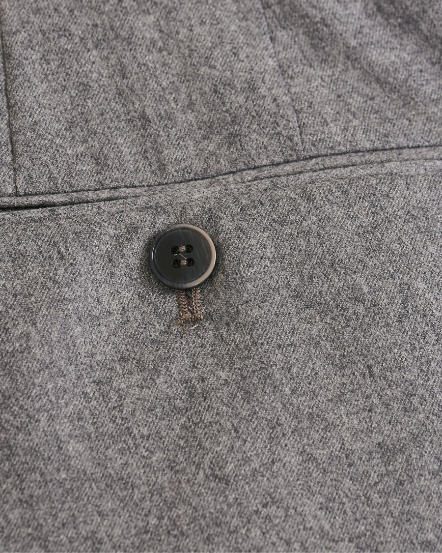 Herre | Bukser | Morris Heritage | Jack Flannel Trousers Light Grey