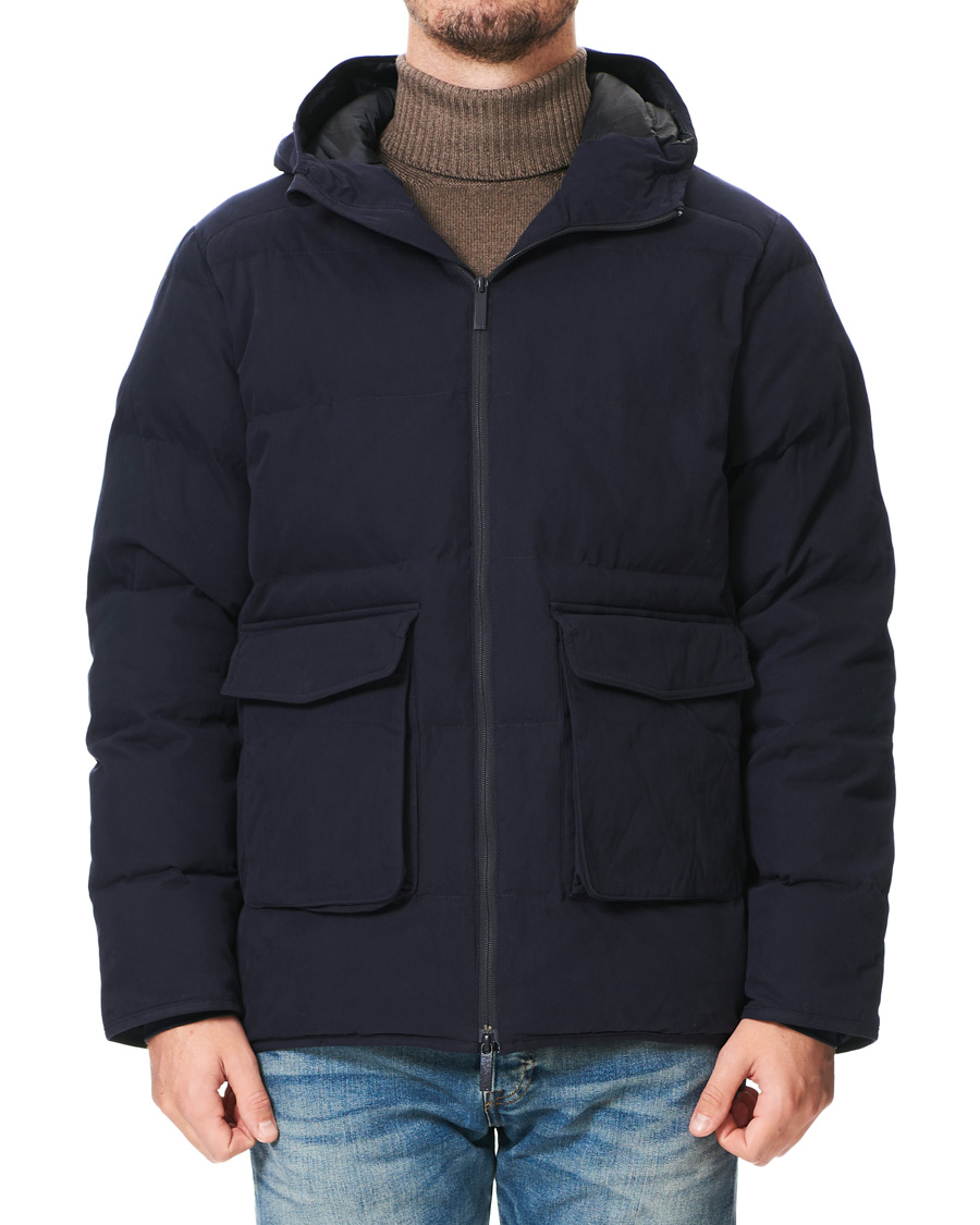 Herre | Jakker | NN07 | Mason Prima Loft Hooded Jacket Navy