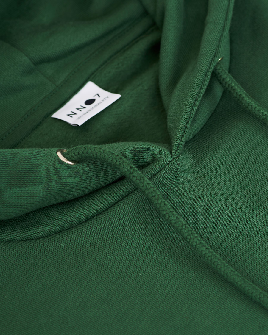 Herre | Trøjer | NN07 | Barrow Printed Hoodie Bottle Green