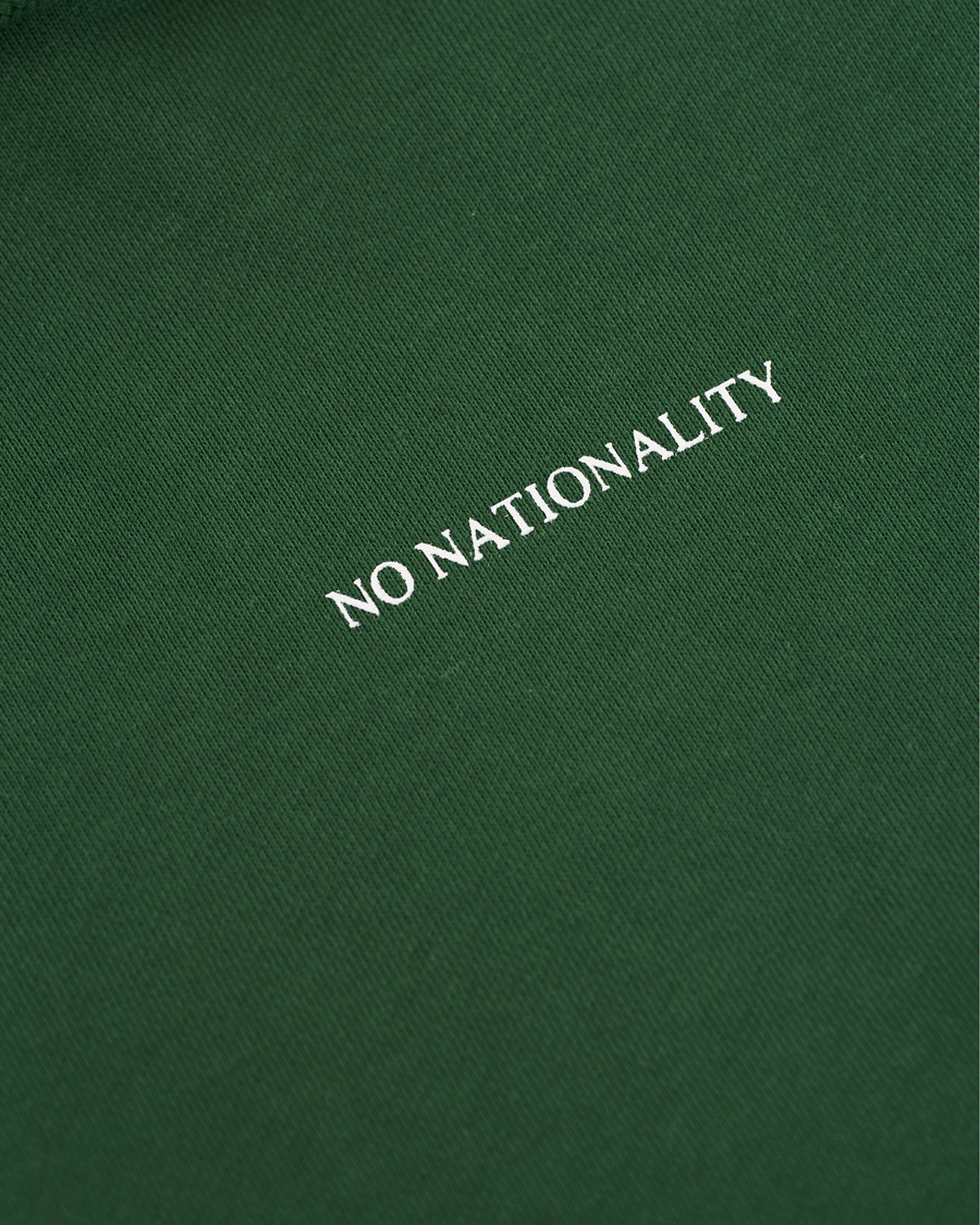 Herre | Trøjer | NN07 | Barrow Printed Hoodie Bottle Green