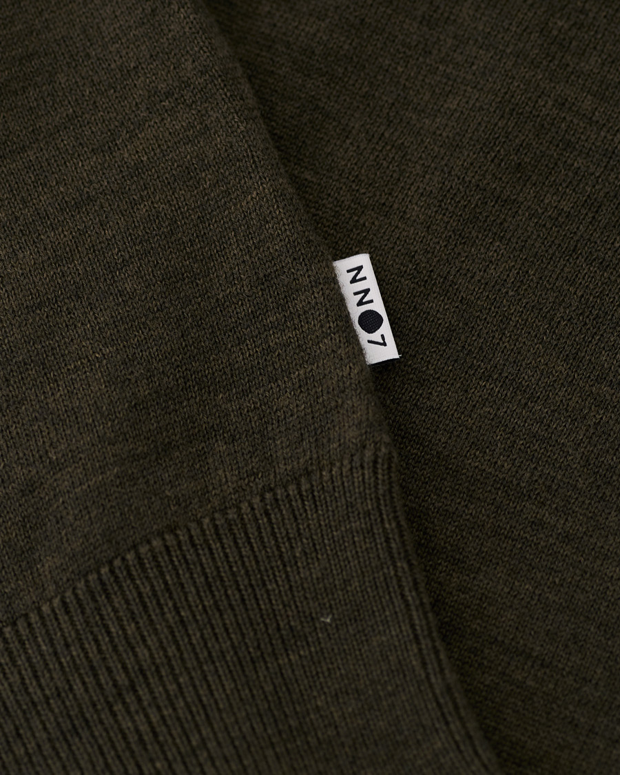 Herre | Trøjer | NN07 | Ted Merino Crew Neck Pullover Army Green