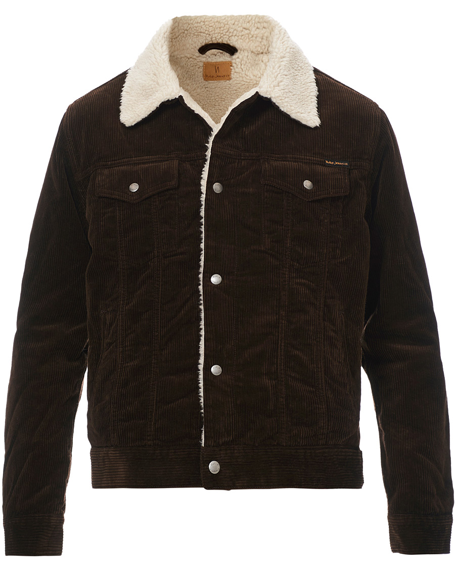 Herre | Jakker | Nudie Jeans | Bonny Corduroy Pile Jacket Brown