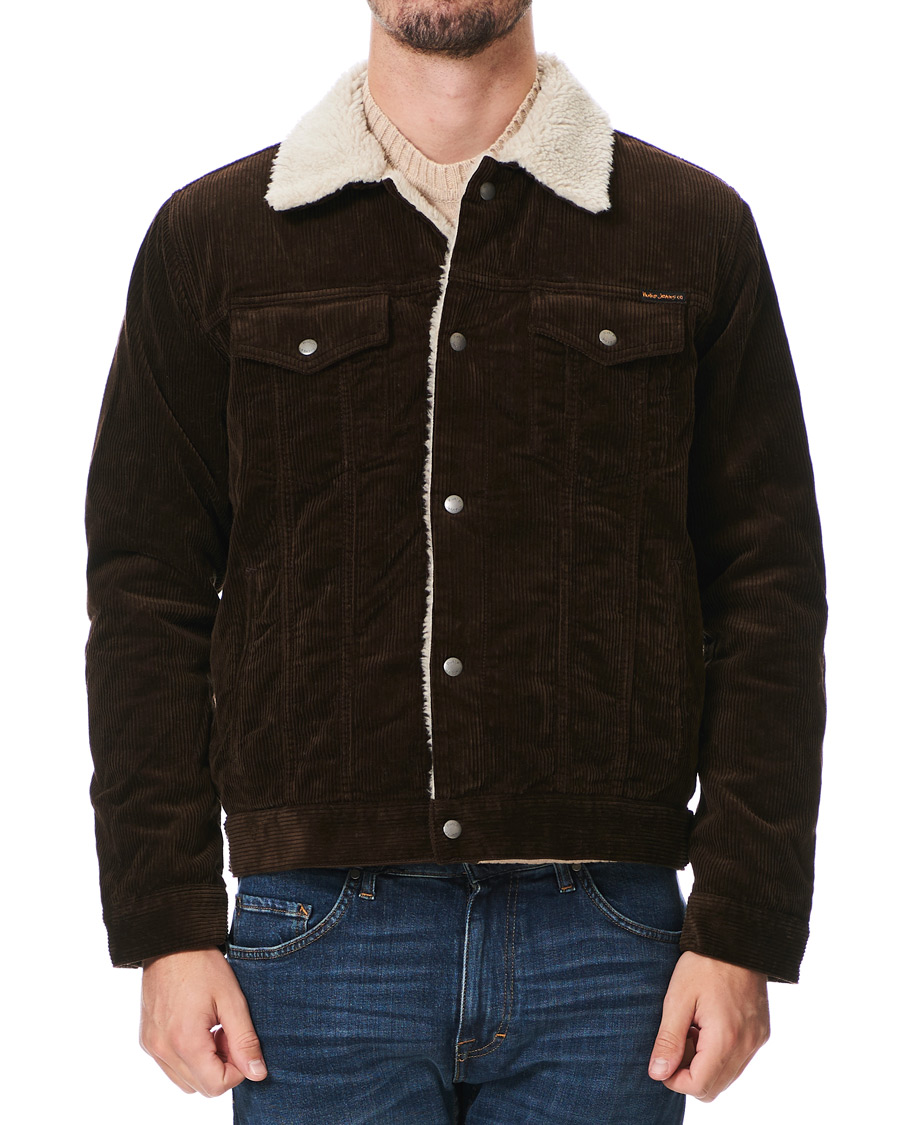 Herre | Jakker | Nudie Jeans | Bonny Corduroy Pile Jacket Brown