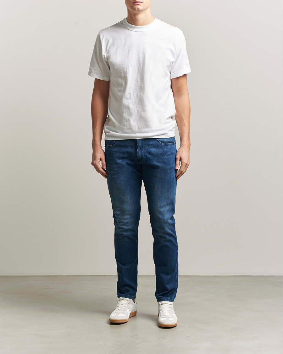 Herre | Jeans | Replay | Anbass Powerstretch Jeans Medium Blue