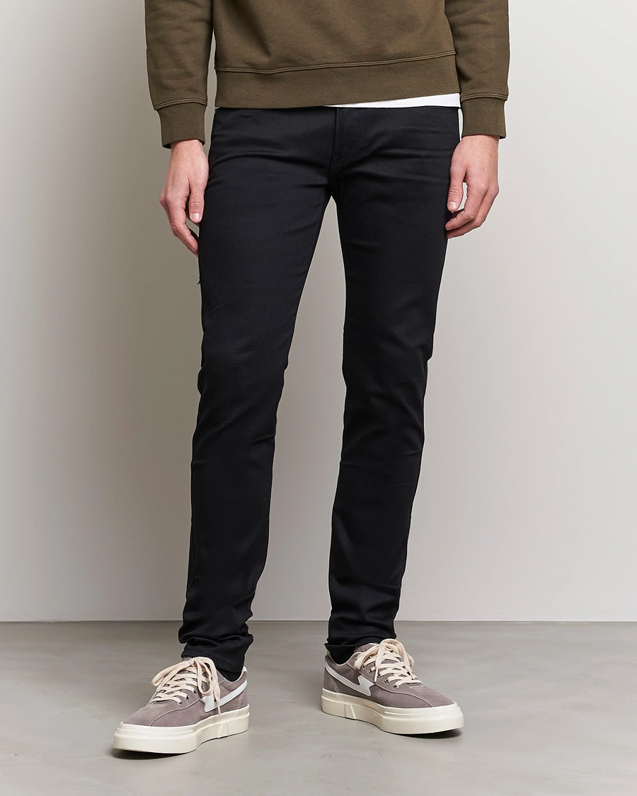 Herre | Sorte jeans | Replay | Anbass Hyperflex Reused Jeans Black