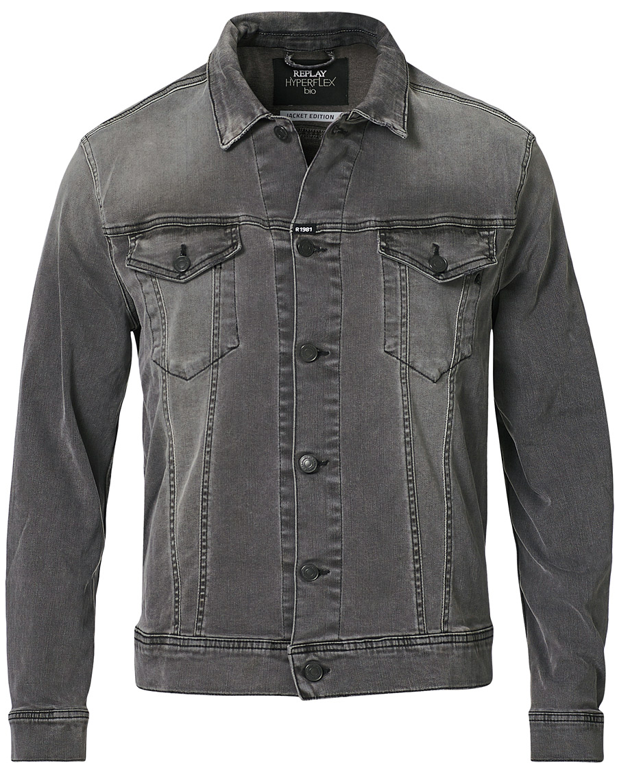 Herre | Jakker | Replay | Denim Jacket Washed Grey