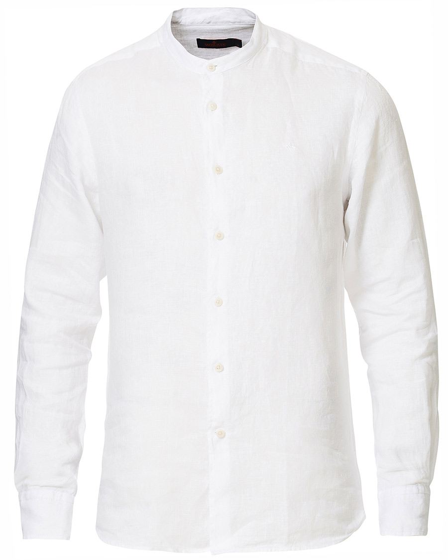 Herre | Skjorter | Morris | Nicolas Band Collar Shirt White