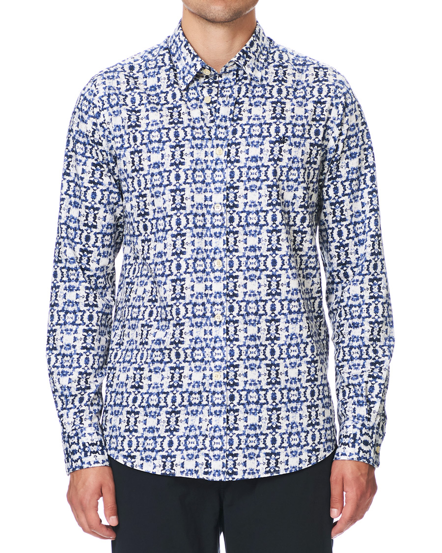 Herre | Skjorter | Morris | Pascal Button Under Shirt Blue