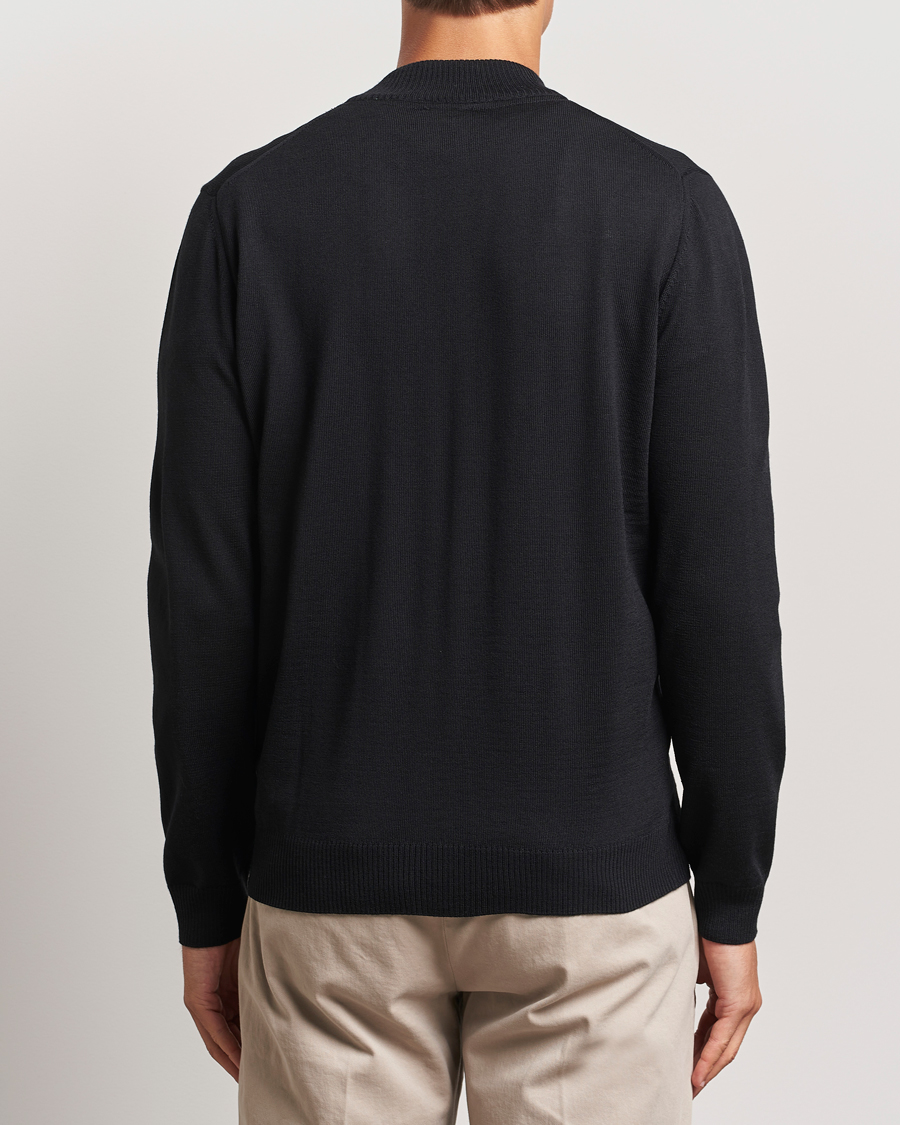 Herre | Trøjer | Stenströms | Merino Full Zip Black