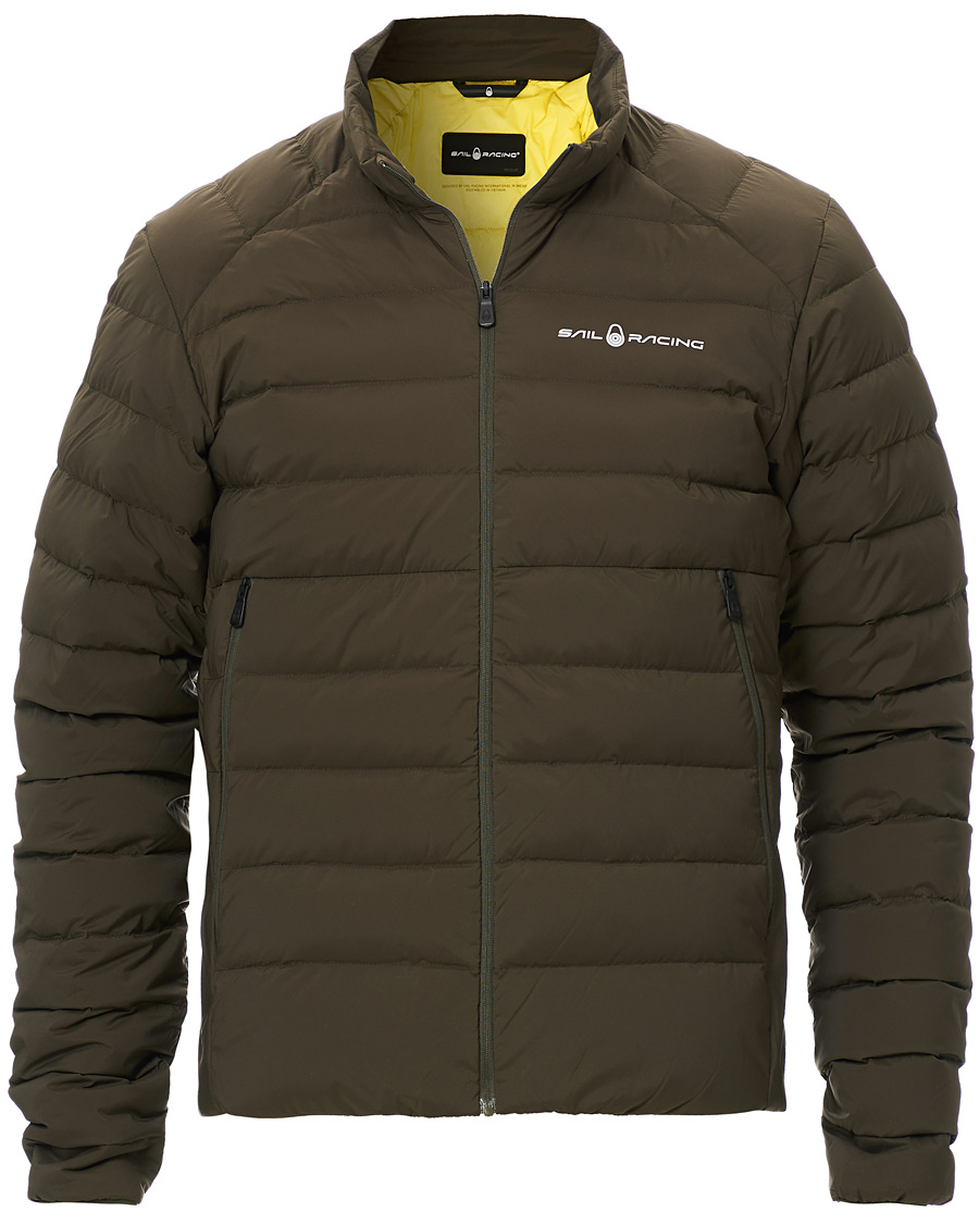 Sail Racing Spray Down Jacket Forest Green CareOfCarl.dk