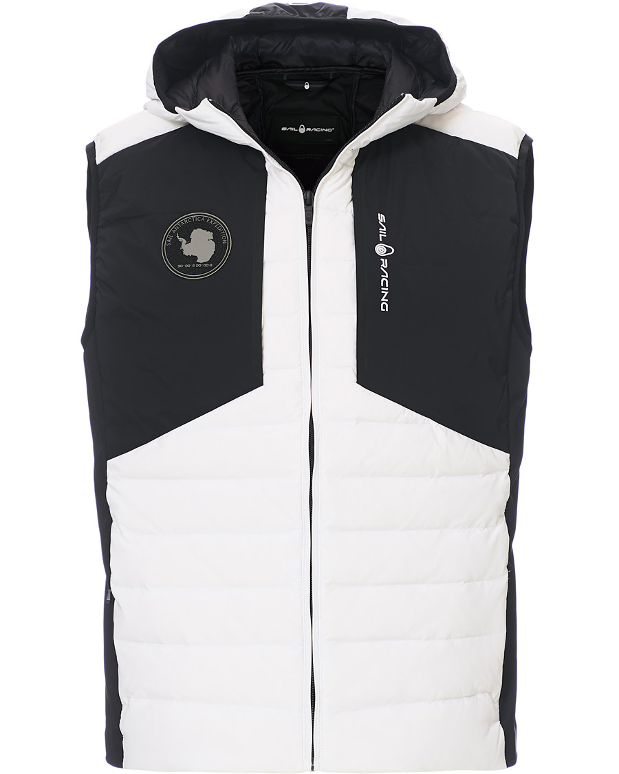 Herre | Jakker | Sail Racing | Antartica Hybrid Hooded Vest White