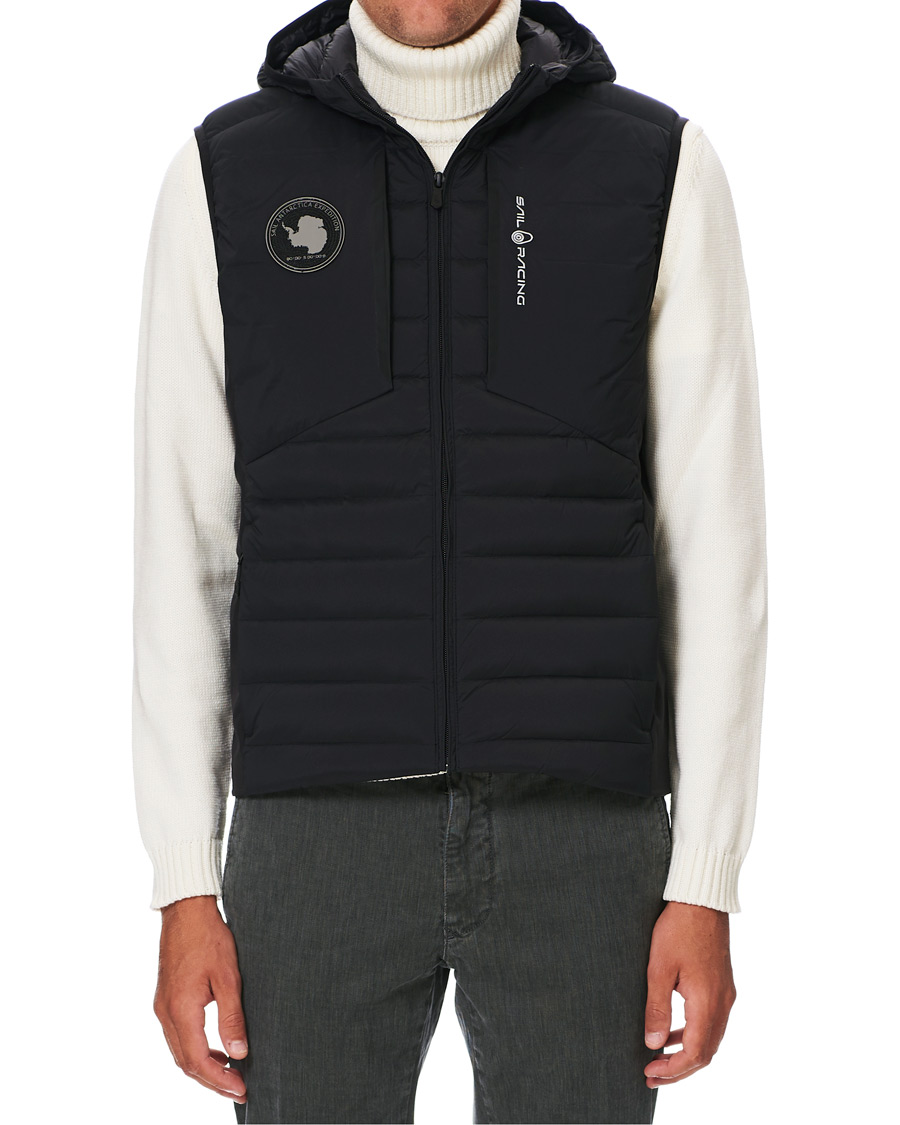 Herre | Jakker | Sail Racing | Antartica Hybrid Hooded Vest Carbon