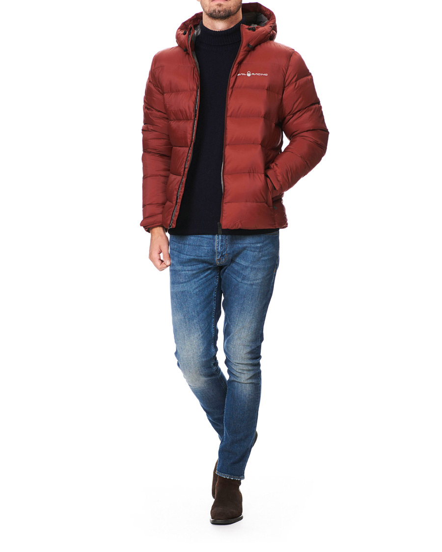 Herre | Jakker | Sail Racing | Gravity Down Hooded Jacket Fired Brick