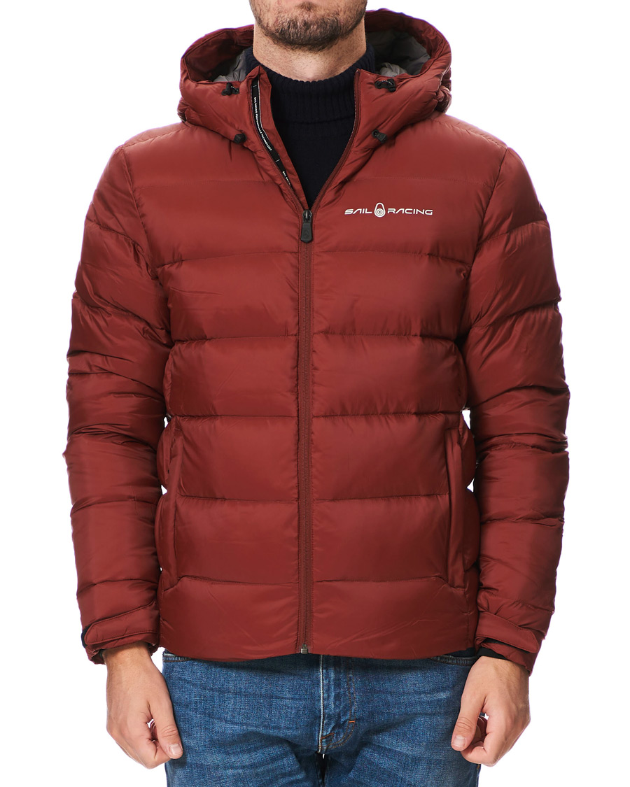 Herre | Jakker | Sail Racing | Gravity Down Hooded Jacket Fired Brick