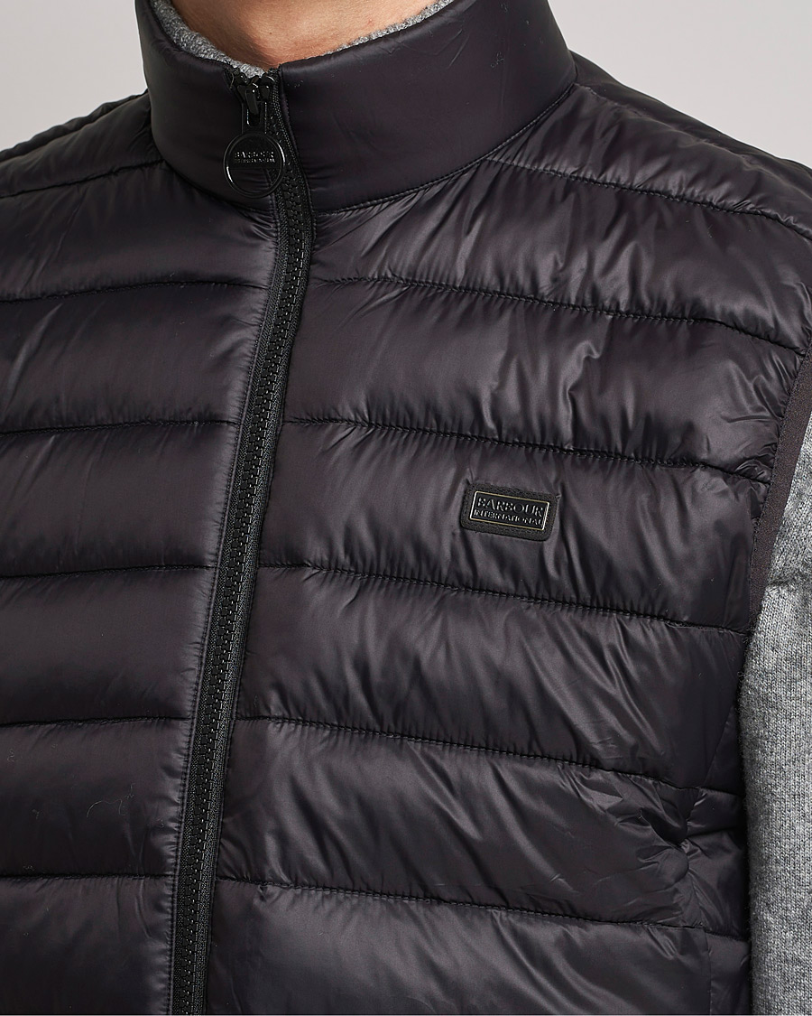 Herre | Veste | Barbour International | Reed Quilted Gilet Black