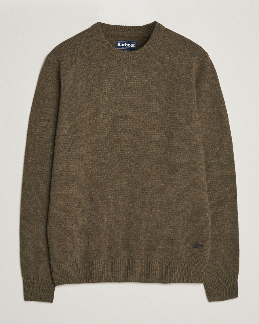 Herre | Trøjer | Barbour Lifestyle | Patch Crew Seaweed