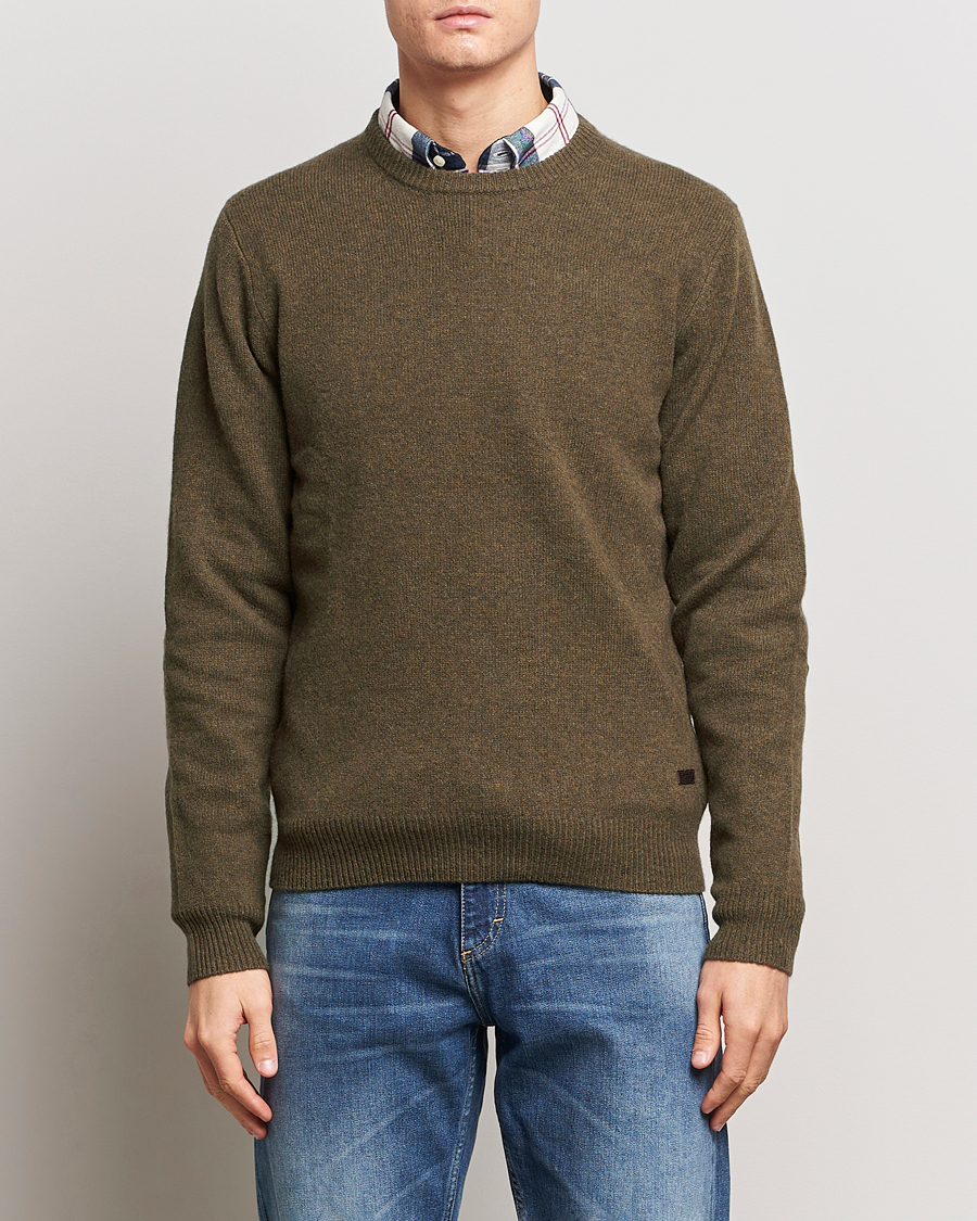 Herre | Trøjer | Barbour Lifestyle | Patch Crew Seaweed