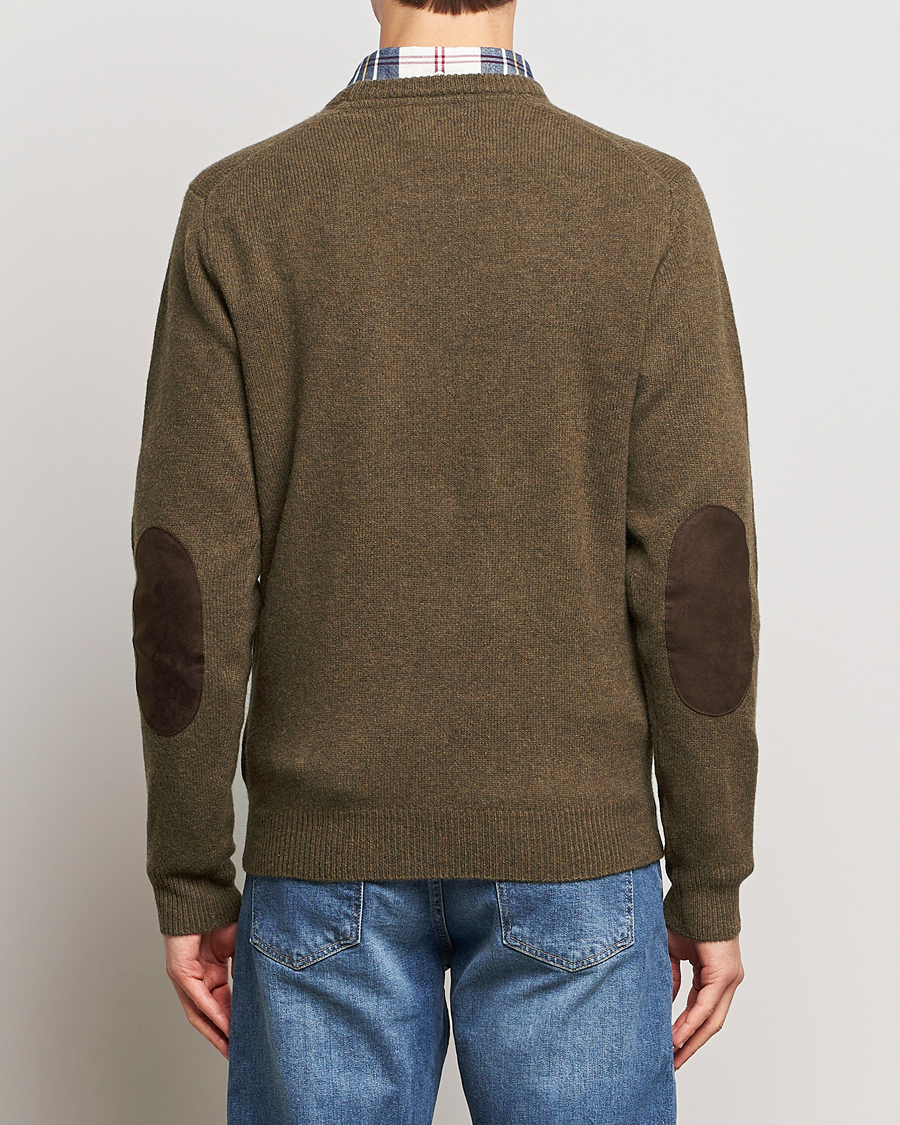 Herre | Trøjer | Barbour Lifestyle | Patch Crew Seaweed