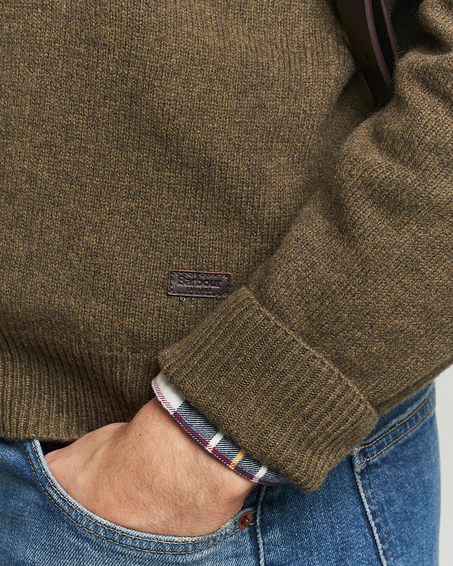 Herre | Trøjer | Barbour Lifestyle | Patch Crew Seaweed