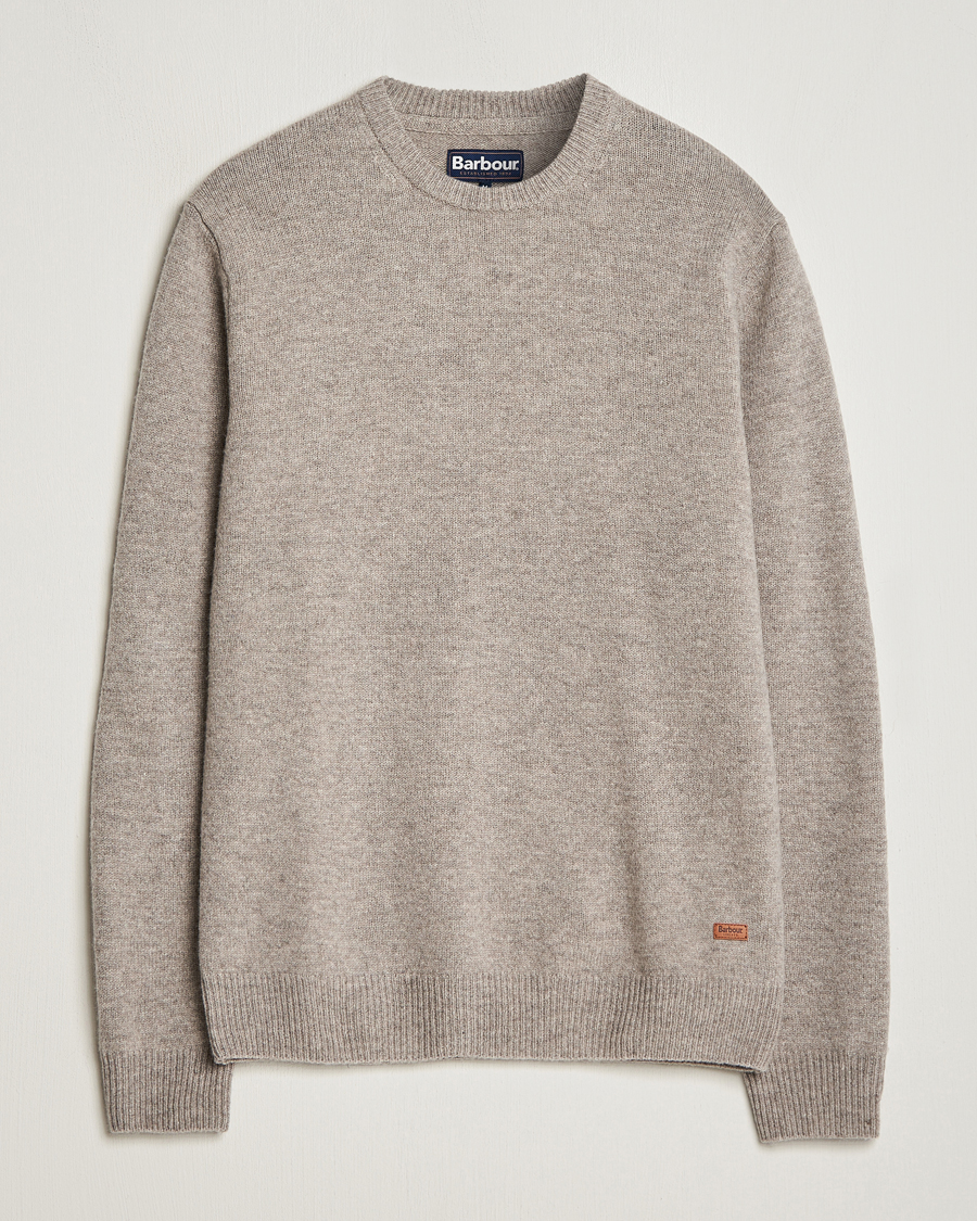 Herre | Trøjer | Barbour Lifestyle | Patch Crew Stone
